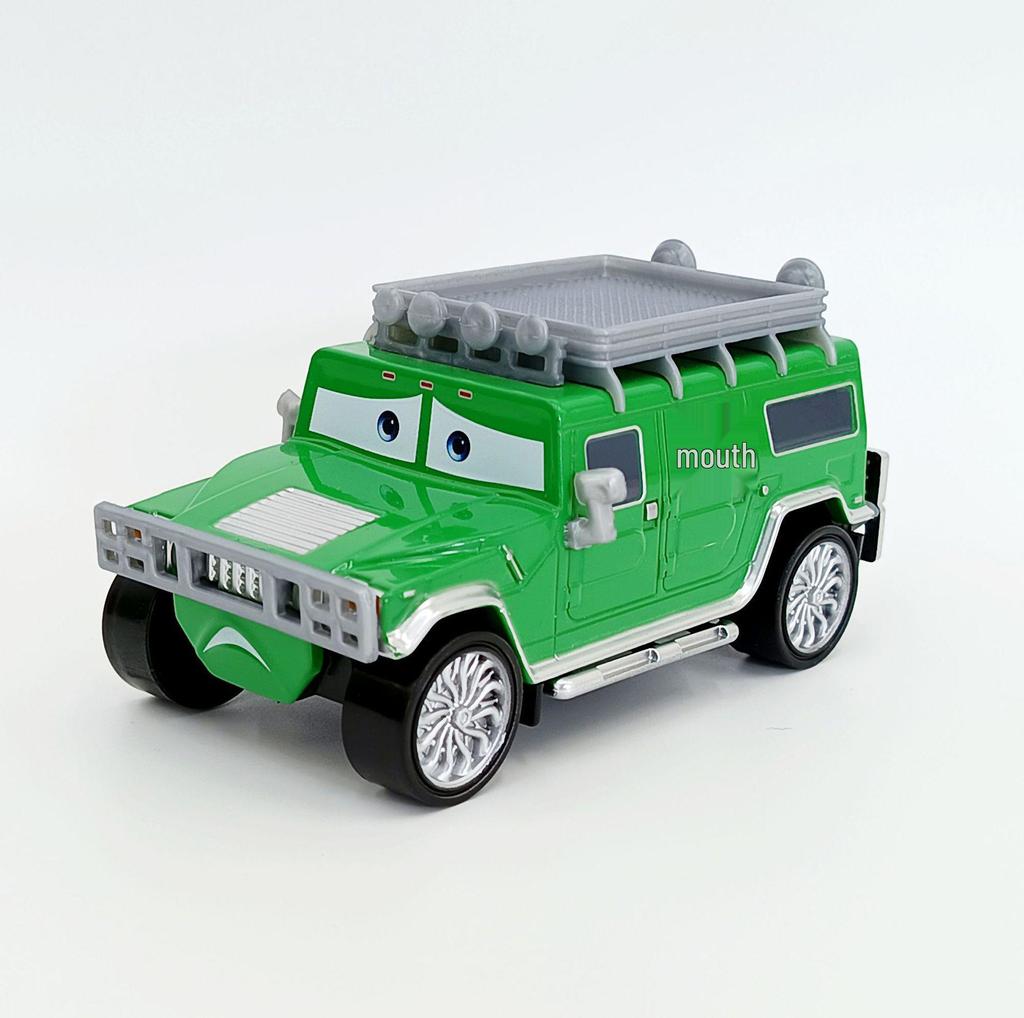 Green Hummer Off-Road Alloy Model Toy for Children's Collection