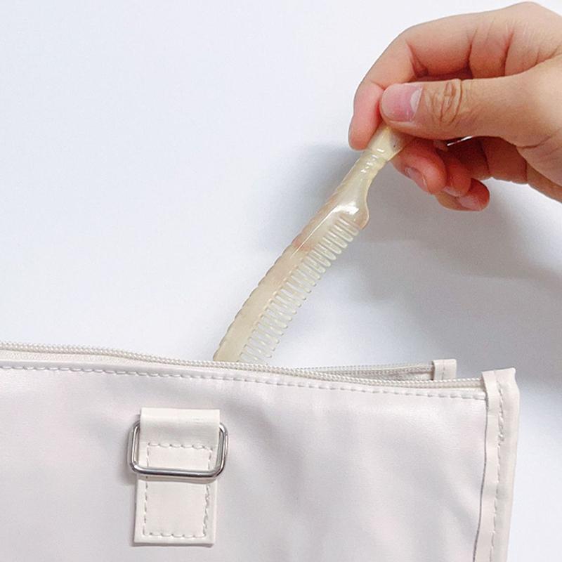 

Натуральный гребень из рога овцы Антистатический гребень с мелкими зубьями для укладки волос и распутывания с ручкой для мужчин и женщин Уход за здоровьем головы и кожи головы 1 pcs