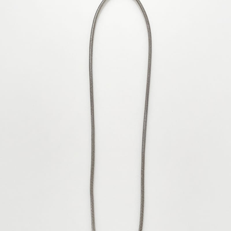 August Harmony 925 Bold Snake Chain Necklace Silver