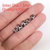 30/50/100PCS Flower Lotus Round Shape Stainless Steel Beads Caps Jewelry Findings Spacer Beads For Necklace Bracelets Making