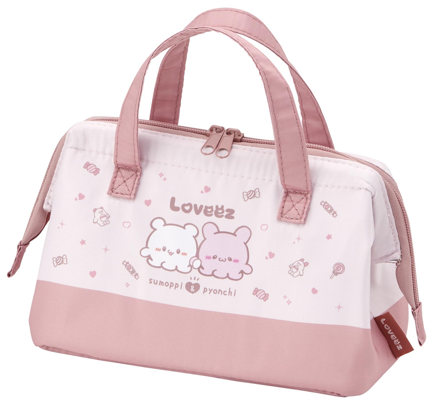 

Skater Love Ease Insulated Lunch Bag with Clasp Closure, KGA1-A