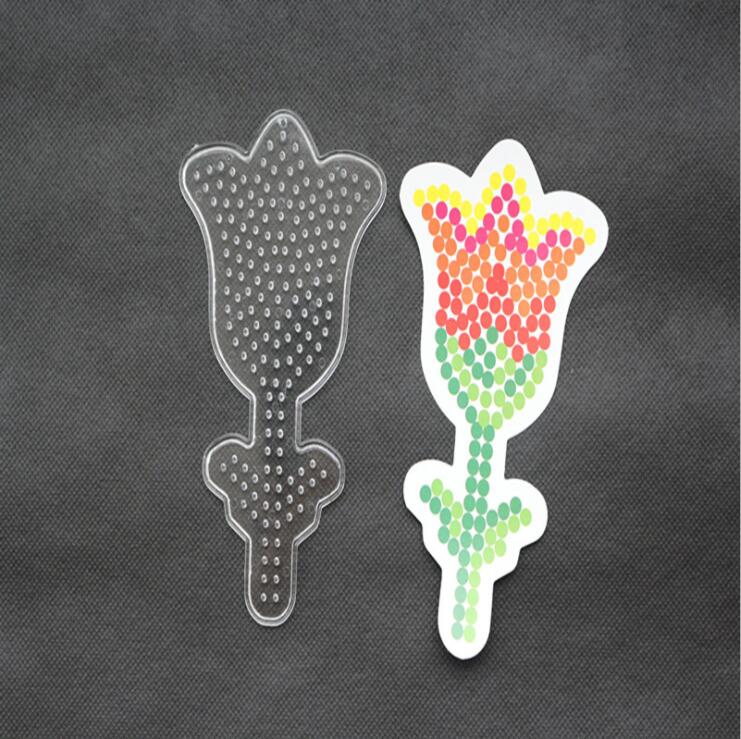 Non-Toxic Yant Jouet 5Mm Mini Pegboard Animal Dog Duck Transparent Template Board Diy Figure Material Board Hama Perler Beads For Children