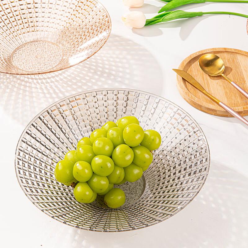 Abay Scandinavisch Minimalistisch Kristalglas Fruitschaal Set van 3