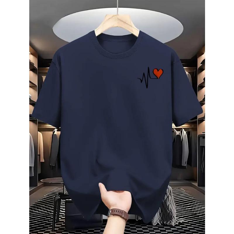 New Summer Men's T-Shirt, Street Casual Fashion, Simple, Soft and Comfortable, Breathable