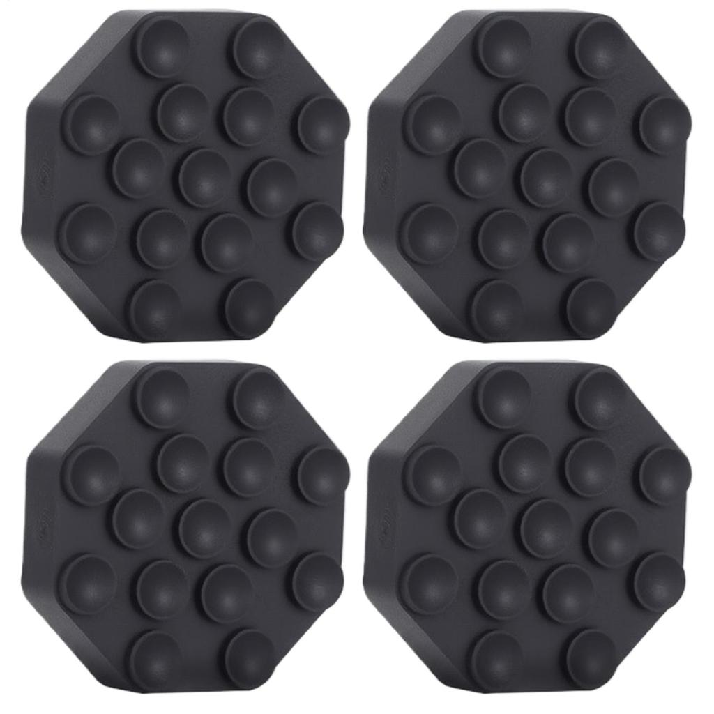 Washer Anti Vibration Pads Washer & Dryer Pedestal Pads 4 Piece Shock Support Foot Pedestals Anti-Slip For Protect Floors Home