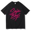 Fashion Unisex Tshirt 100 Cotton Clothing Aesthetic Top High Quality Tee Shirts Round Neck Short Sleeved Home Travel Street Style