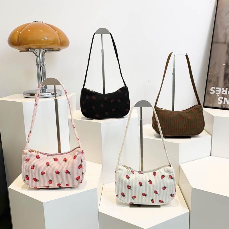 Literary and Versatile Girl's Armpit Bag, Casual Student's Simple Small Fresh Commuter Bag, Shoulder Bag