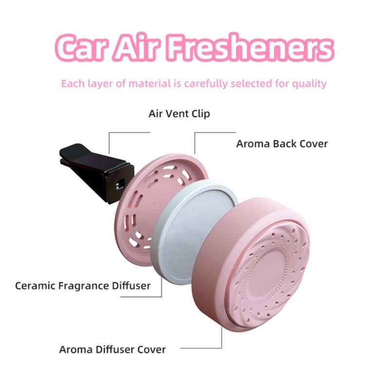 Car Air Freshener Diffusers Ourlets Clip for Car Decorations Accessory Perfumes Clip for Car, Office, Kitchen, Bathroom