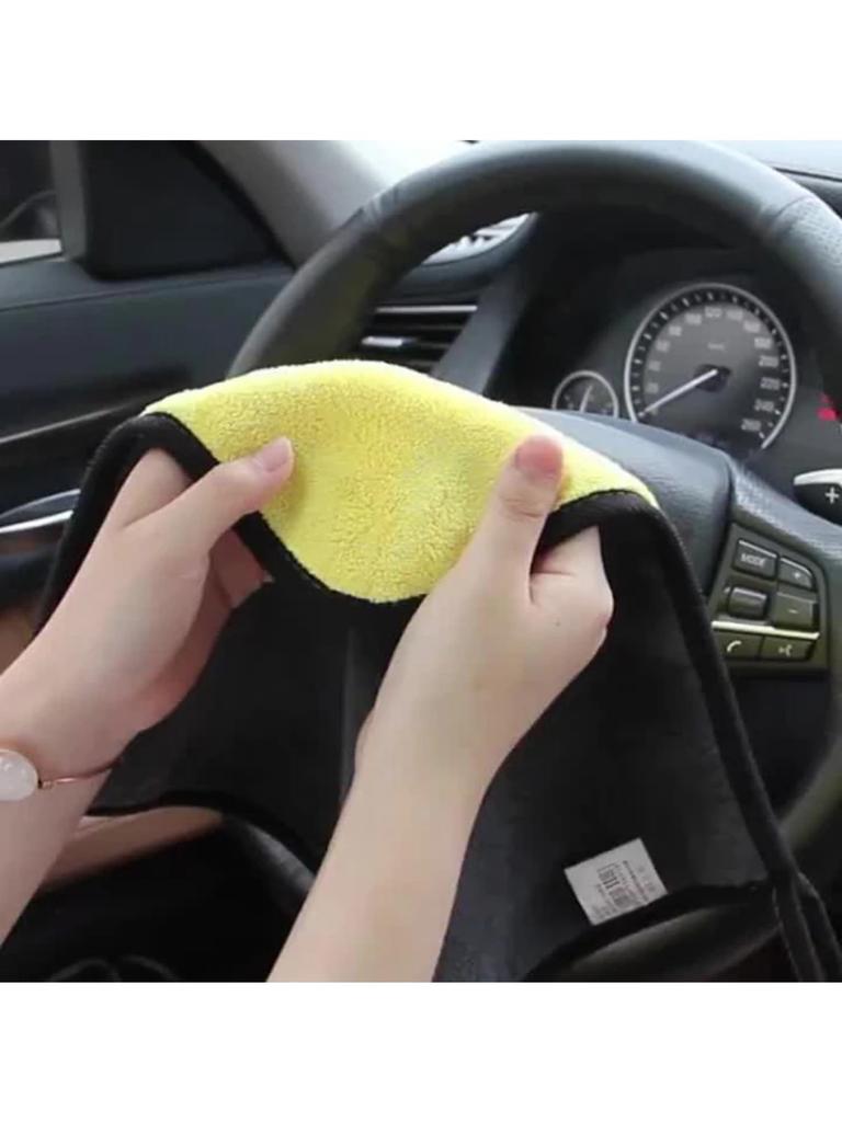 30x30/40/60CM Car Wash Microfiber Towel Car Cleaning Drying Cloth Hemming Car Care Cloth Detailing Car Towel Car Wash