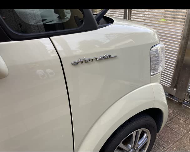 Chaojibao 1 Honda Classic 215mm x 23mm Emblem, Chrome, Cursive, (Black)