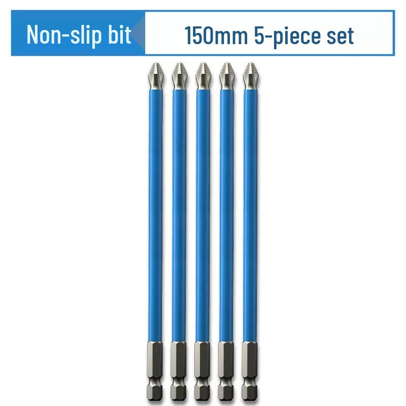Rutschfestes Magnetisches Bit-Set für Kreuzschlitz- & Torx-Akkuschrauber - Extra Lang & Hohe Härte