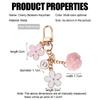 Lovely Ribbon Flower Keychain For Men Women Bag Car Key Holder Keyring Gifts