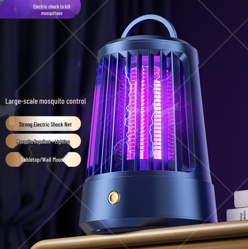 Rechargeable Electric Mosquito Killer Lamp: Indoor & Outdoor Photocatalyst Repellent