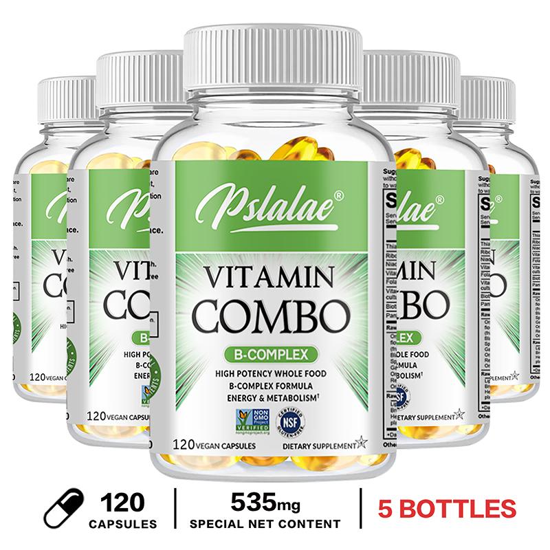Complex B Vitamin Capsules, Rich In Vitamin B1 and Vitamin B3, Nutritional Supplement, Suitable for Both Men and Women.