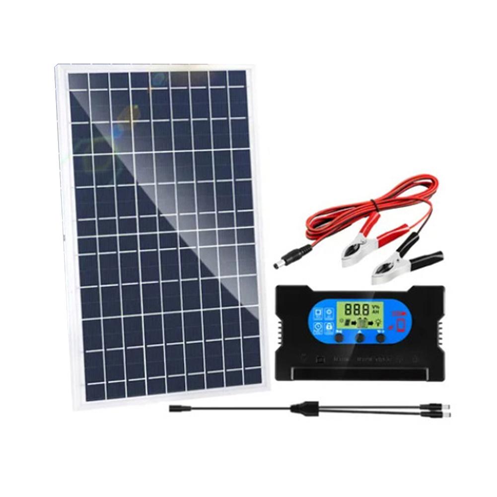 Complete Solar Charging System Mobile EV Charging 10W Solar Controller Comprehensive Accessory Kit Efficient Energy Absorption