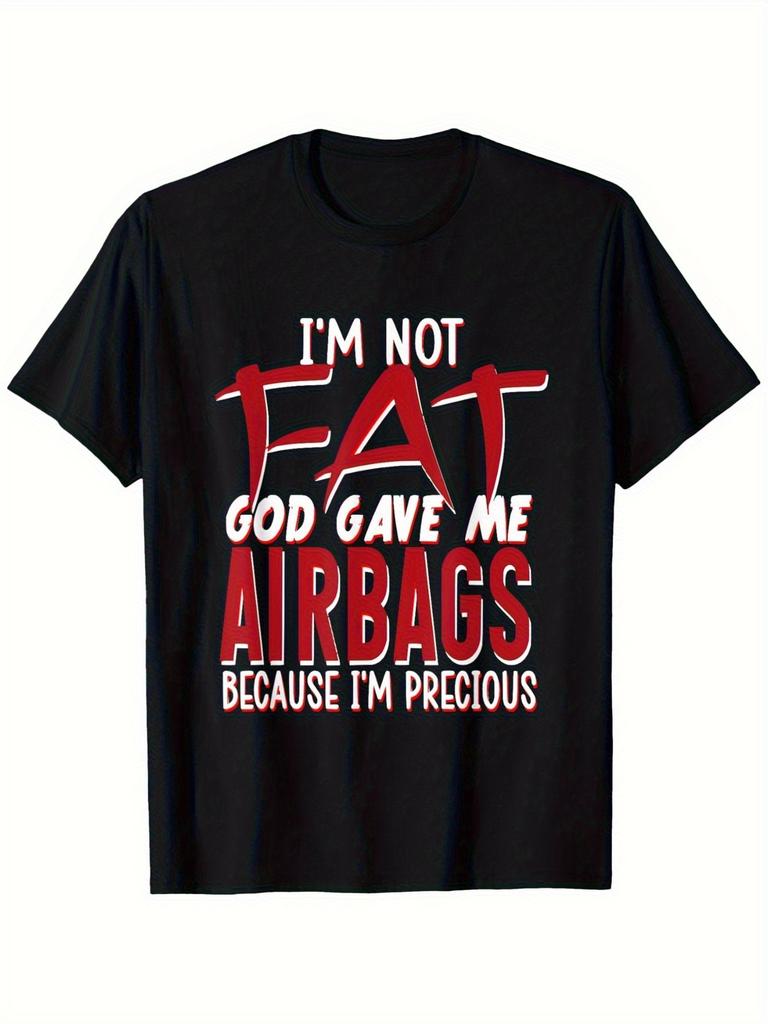 Womens Funny Joke TShirt IM Not God I Have Airbags TShirt with Humorous Printed Regular Fit Funny Women Tshirt Clothing
