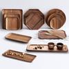 Acacia Wood Japanese Dining Tray - High-Value, Multi-Spec Wooden Tray for Creative Home Use