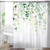 Bohemian Flower Bathroom Curtain Colorful Boho Floral Print Beautiful Bright Polyester Fabric Cloth Shower Curtain for Bathroom