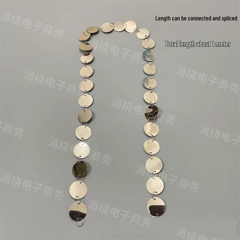 Silver and Gold Sequin String Curtain for Weddings - Beaded Decoration for Backgrounds and Ceilings