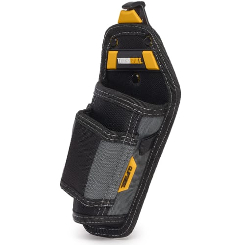 TOUGHBUILT TB-CT-31-A Hammer Holster with Rugged 6-Layer Construction, ClipTech Pouch Clip/Inlet, Nail Puller Sleeve, and Two Pockets/Loops