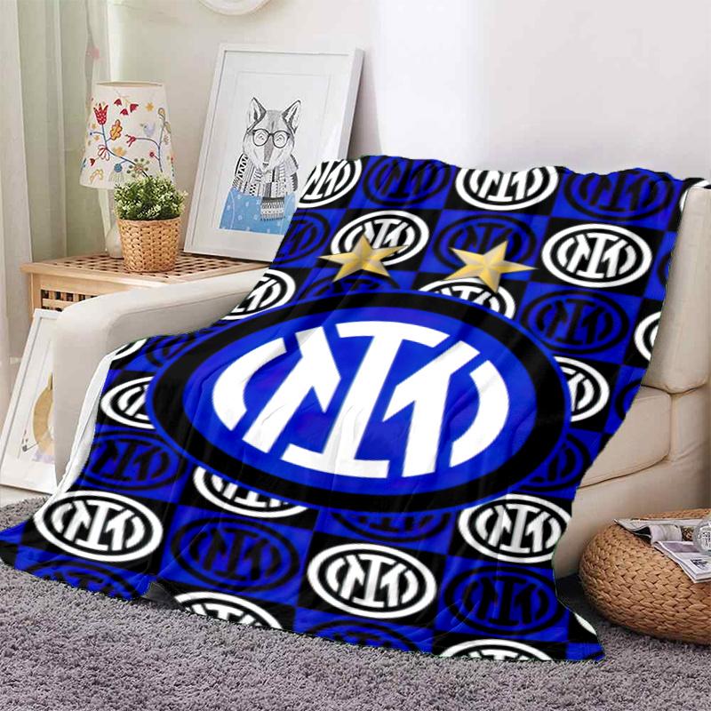 Famous F.C. Internazionale Milano football player Lautaro Martínez blanket Soft four season home bed office travel outdoor warm blanket L7