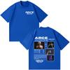 Rapper Arce Perro Viejo Tour Graphics T Shirts Men Women Casual Oversized Tshirts Hiphop Shortsleeved Loose Cotton Tshirts
