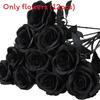 Gothic Style Silk Rose Artificial Flower With Curved Stem For Wedding And Party Arrangements