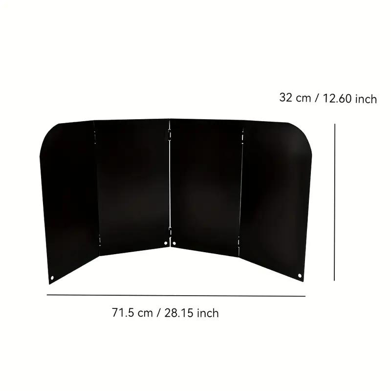 3 Sided Oil Splatter Guard Kitchen Steel Anti Splatter Shield Guard Grease Splatter Guard for Stove Top and Frying Pan
