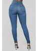 Women's Slimming High Waist Stretch Denim Pencil Pants - Cross-border E-commerce Europe-America