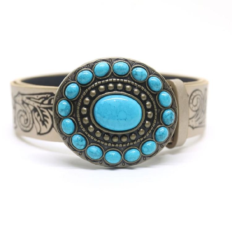 Waist Chain Jeweled Embossed Chain Rock and Roll Cool Cowboy Waist Belt