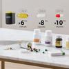 Weekly Pill Organizer 7 Day Travel Pill Case Daily Medicine Box One Time A Day Medication Reminder Portable Pill Box for Fish Oil Supplements