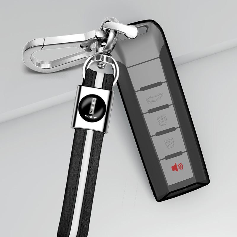 Great Wall WEY VV7/VV5S/Tank 300/VV6/Macchiato Full-Cover Transparent Car Key Shell