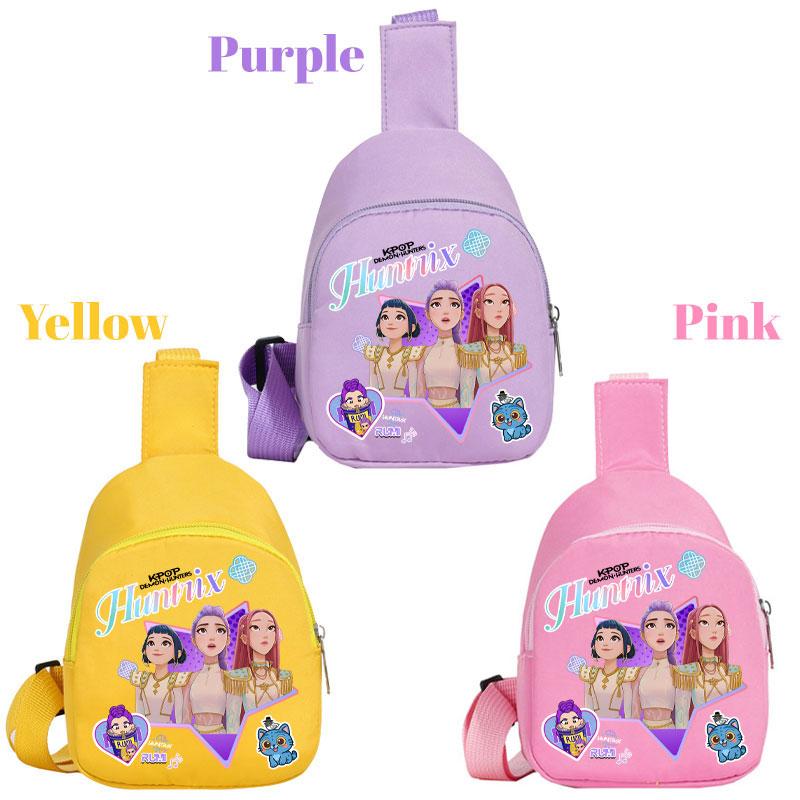 For kpop Shoulder Backpack Chest Bag K-pop Diagonal Cartoon Student Classic Lightweight Girly Gift Storage travel crossbody bag