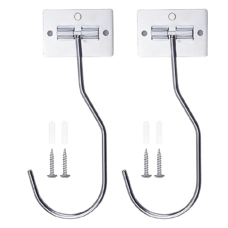 Durable Iron Wall Hook Kitchen Storage Organizers Fruits Utensils Hanging Solution Rusts Resistant Space Saving Hanger