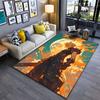 Fantasy Warrior with Sword Suitable As a Non-slip Mat for the Living Room or Bedroom Sofa