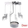 Metal Rotary Candle Holder Light Carousel Stand Tea rollingHome Christmas
