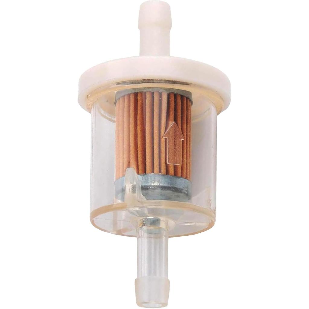 5065K Universal 1/4" Inline Fuel Filter for Kawasak 49019-0027 49019-0014 49019-7001 for Briggs & Stratton 691035 493629 84001895 5065 2hp 17.5hp