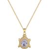 Classic Personality Micro-paved Cute Turtle Animal Necklace Fashionable Charm Micro-paved Zircon Versatile Clavicle Chain