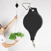 Retractable Basket Flower Pot Hanging Pull Hanger Hook Holder Garden Supplies