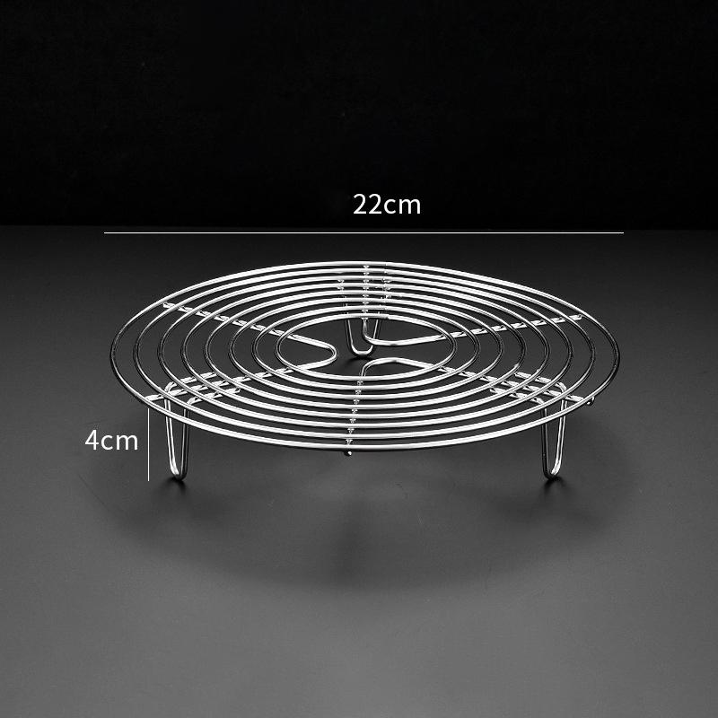 304 Stainless Steel Steamer Rack Multifunction Pot Steaming Tray Dumplings Eggs Grill Stand Kitchen Tableware Cooking Utensils