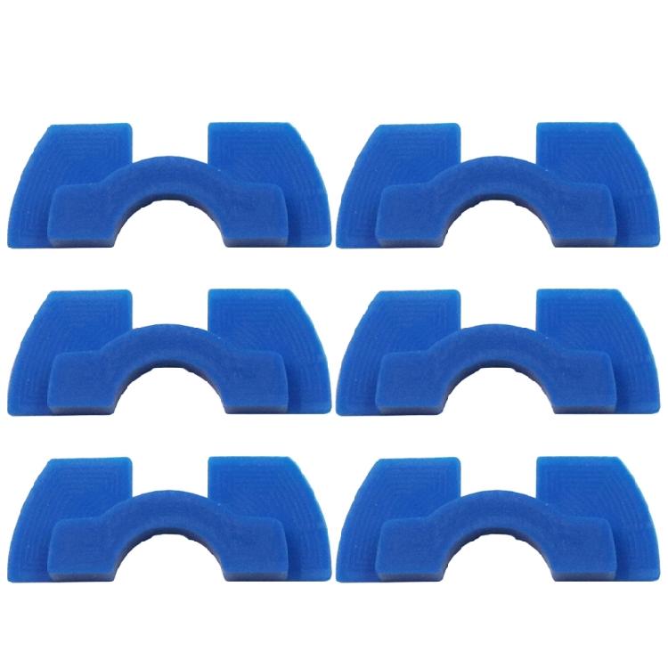 6Pcs Electric Scooter Shake Reducers Front Fork Damping Rubber Pad Replacement Vibration Damper Shakeproof Cushion