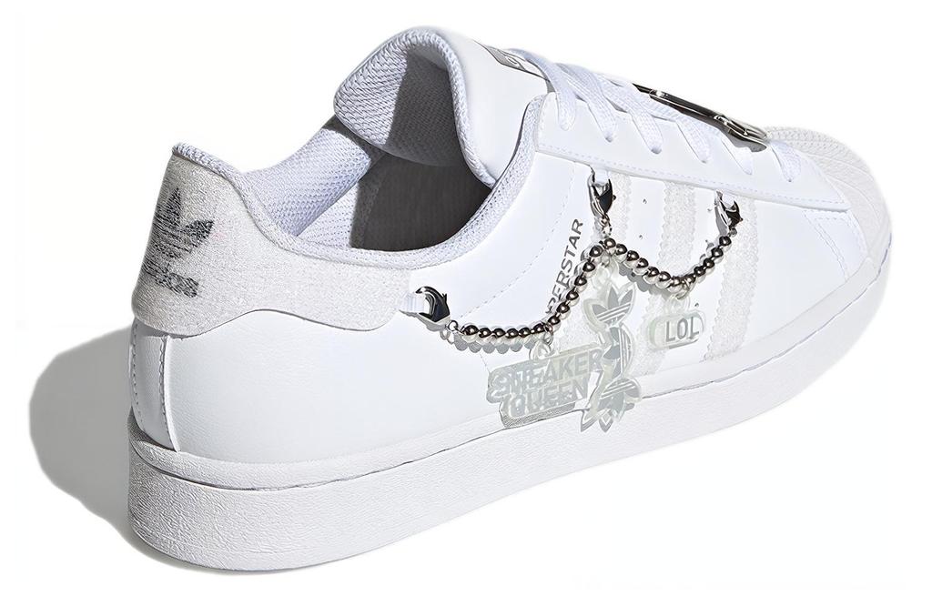 adidas Originals Superstar For White/Silver/Grey Women's GZ8404