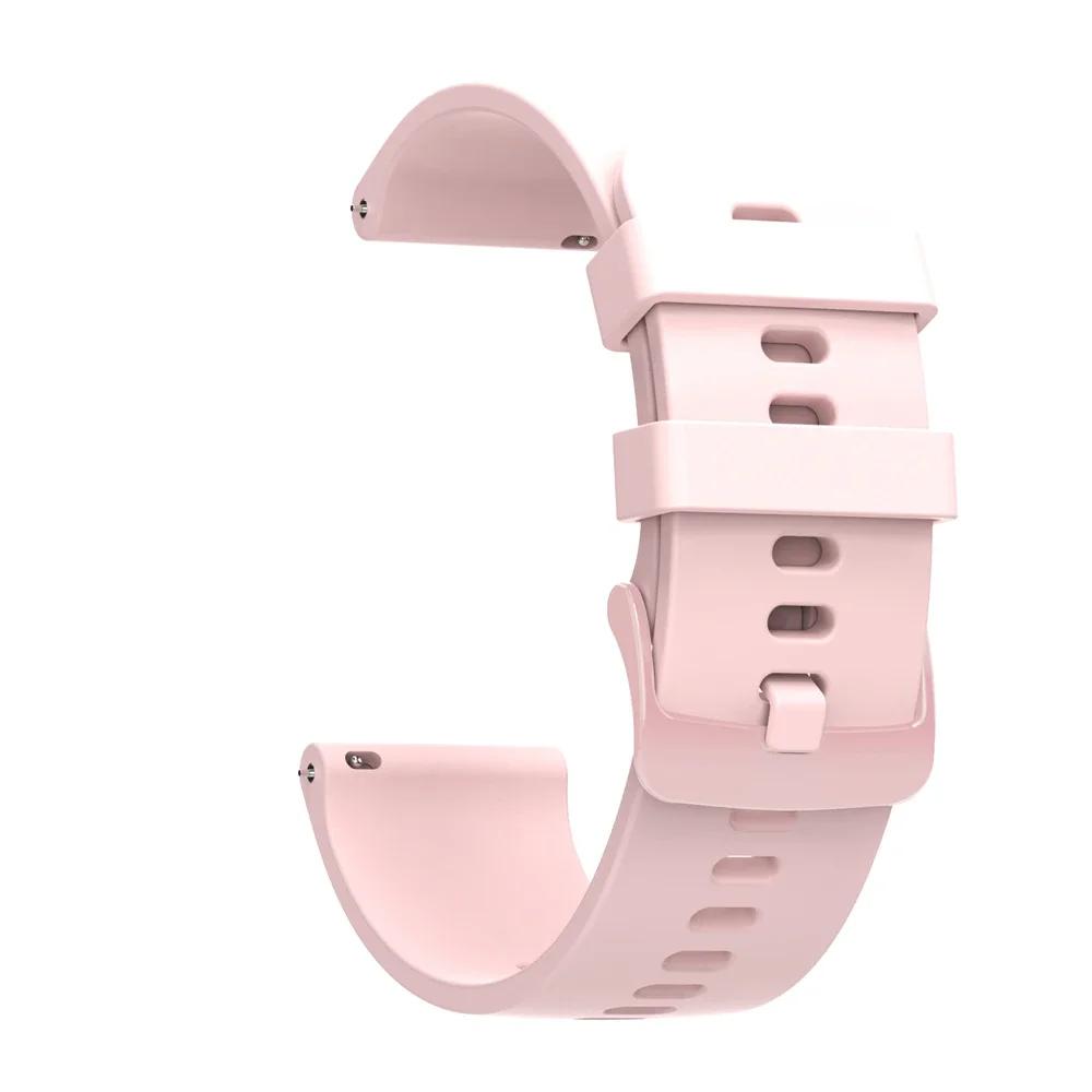 22mm 20mm Watch Silicone Strap For Samsung Watch 7/6/5 40/44mm 5 Pro 45mm Wristband Watch 4 6 Classic 43mm 47mm  Bracelet Correa