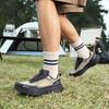 Li Ning Outdoor CF Tracing, Inter Industry Puncture resistant Low top Hiking Shoes Unisex Black/Khaki AHCV037-3