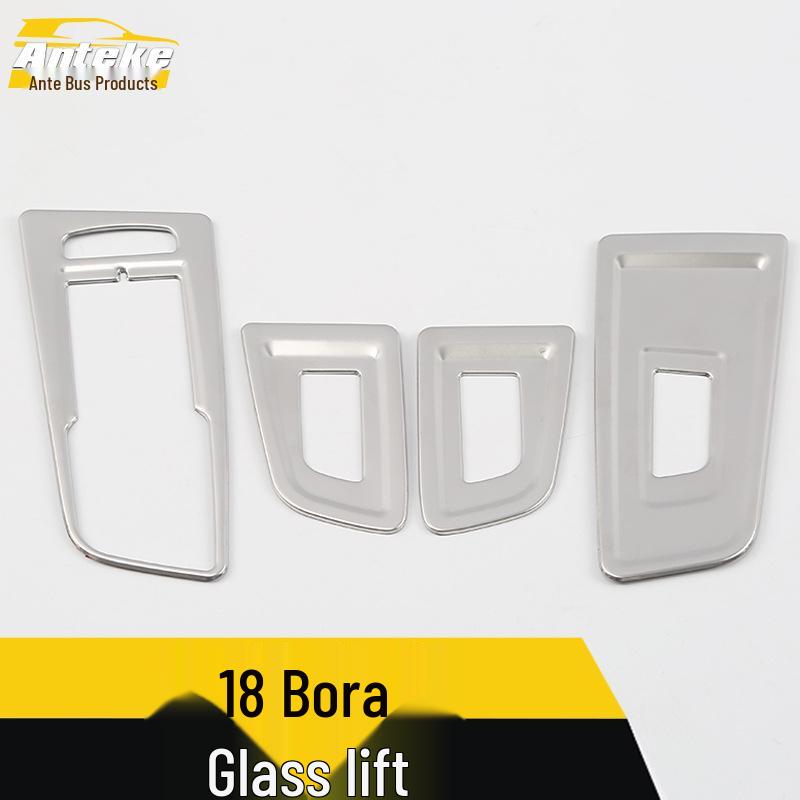 Bora Glass Lift Decorative Panel Armrest Switch Sticker for Car Window