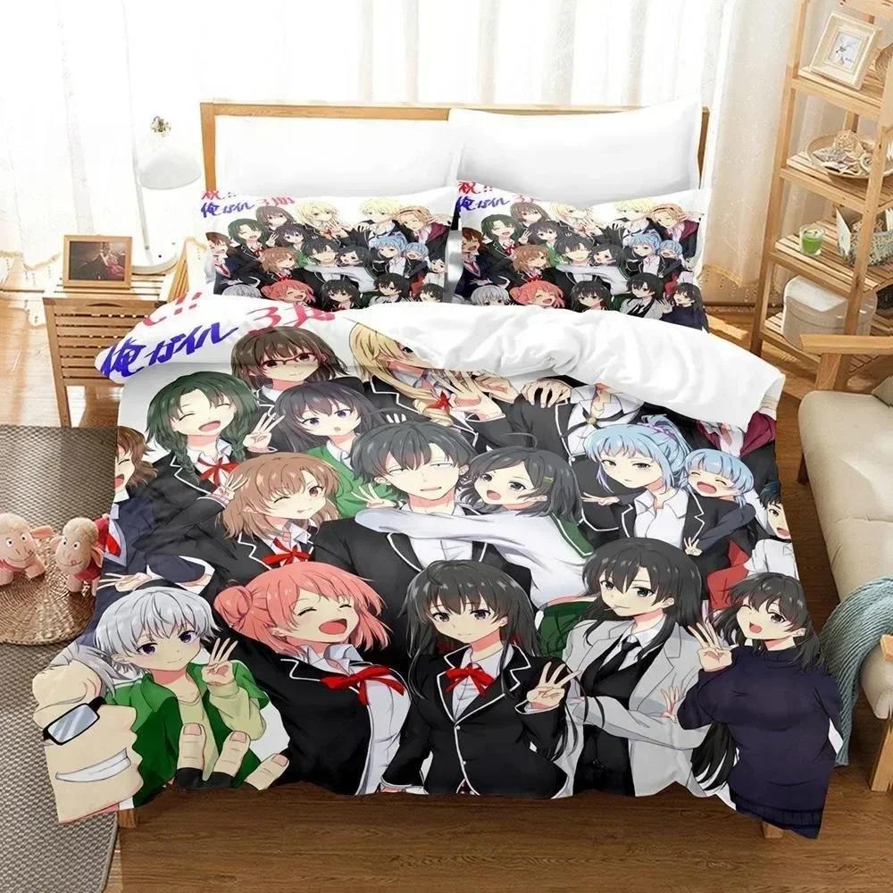 

3d My Teen Romantic Comedy SNAFU Bedding Set Single Twin Full Queen King Size Bed Set Adult Kid Bedroom Duvet cover Sets 70x133cm 2pcs