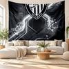 Athletic Bilbao Football Wall Tapestry, Soft Fabric Wall Hanging, Decorative Backdrop For Bedroom Home Wall Art