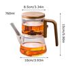 Home Magnetic Float Cup Teapot New heat-resistant Glass Magnetic Bombs Tea Water Separation Cup Tea Set