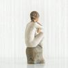 Willow Tree Statue [Guardian] - Guardian Angel Figurine, Natural, Perfect for Birth, Pregnancy, and Pregnancy Gifts