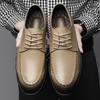 Fashion 2025 for Men Stylish Business Shoes Men's Genuine Leather Casual Oxford Shoes All-match Men's Coiffeur Shoe Lace-Up Male Shoes